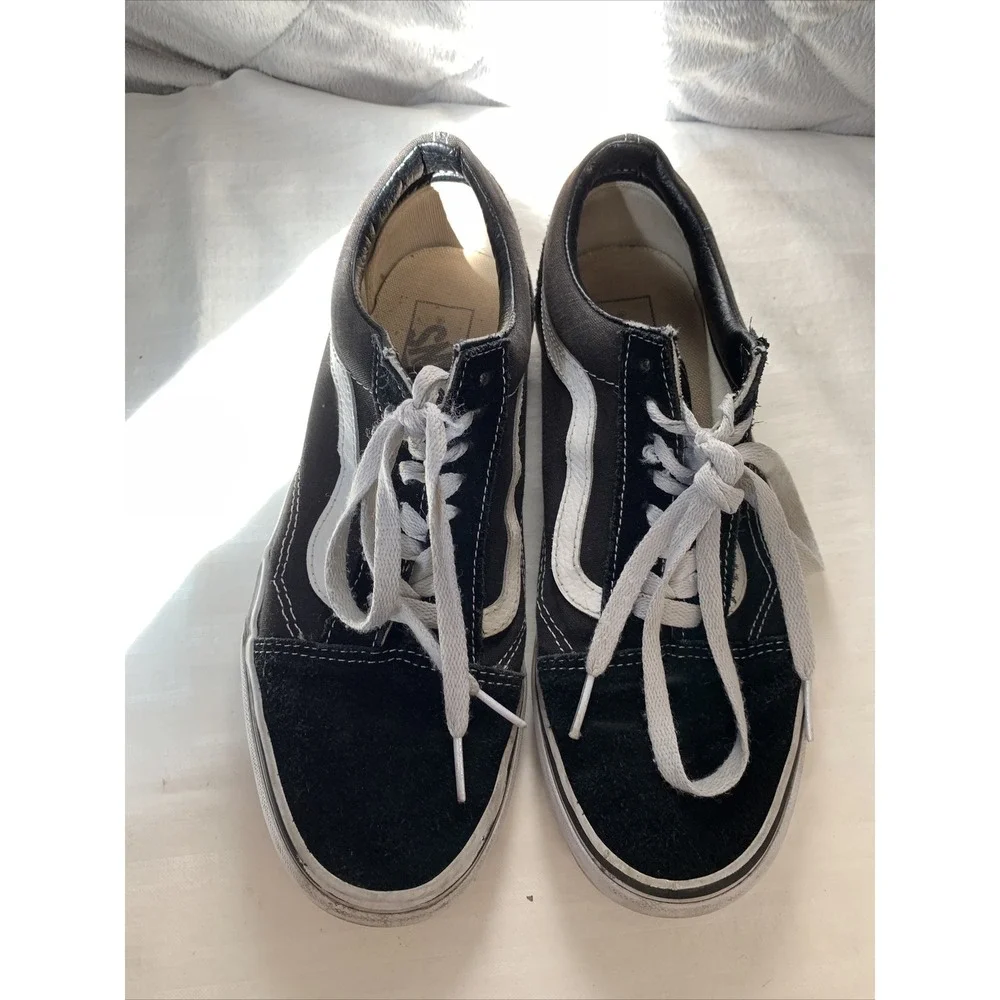 Vans Shoes 7.5‎ 9 Authentic Era Classic Sneakers Unisex Canvas Black & White